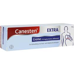 Eine Packung Canesten Creme zur Behandlung von Pilzinfektionen.