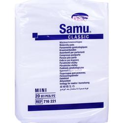 Eine Packung mit Wöchnerinnenvorlagen namens "Samu Classic".